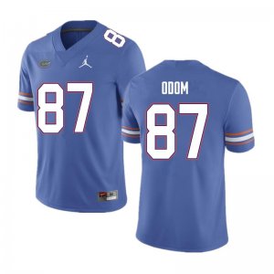 Men's Florida Gators #87 Jonathan Odom NCAA Nike Blue Authentic Stitched College Football Jersey SOW4462AC